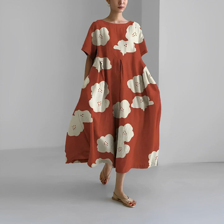 Daisy - Robe Maxi Ample à Grande Évasion Rétro