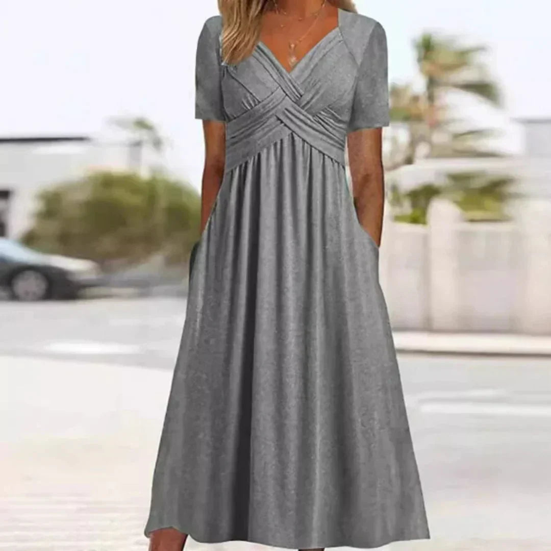 Frances - Robe Élégante et Flatteuse Sophistiquée