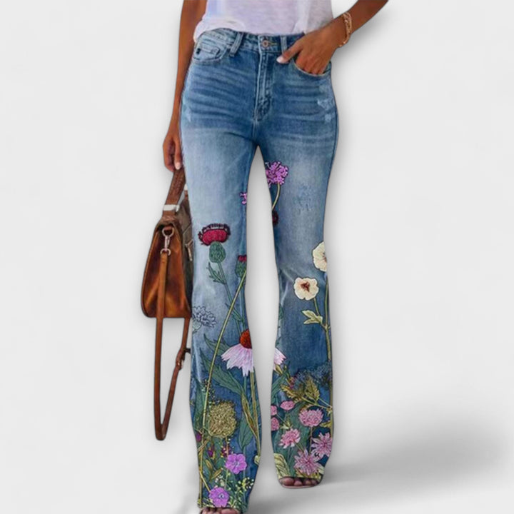 Pantalons Fleuris