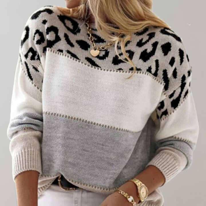 Laura | Pull Décontracté avec Design Léopard