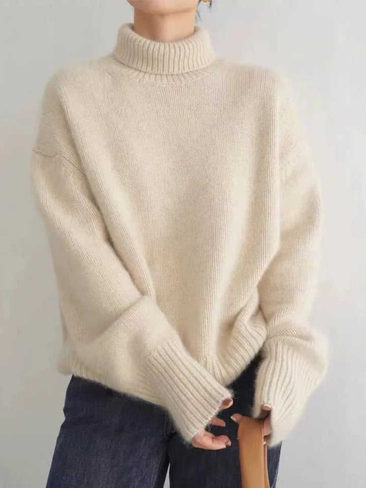 Avery™ - Pull Col Roulé Doux et Confortable" can be rewritten as:

"Avery™ - Pull Roulé Ultra Doux et Confortable