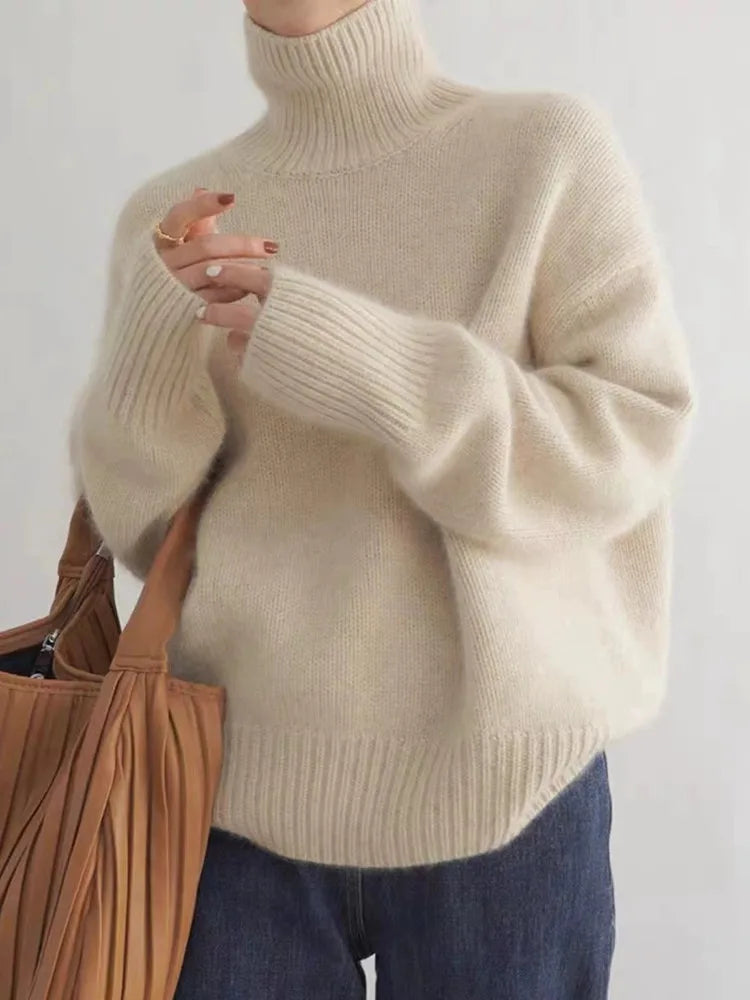 Avery™ - Pull Col Roulé Doux et Confortable" can be rewritten as:

"Avery™ - Pull Roulé Ultra Doux et Confortable