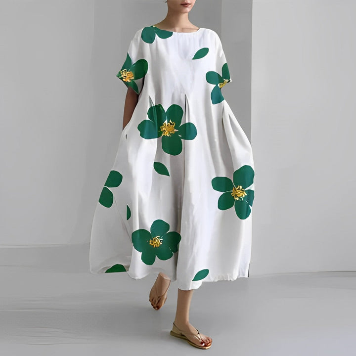 Daisy - Robe Maxi Ample à Grande Évasion Rétro