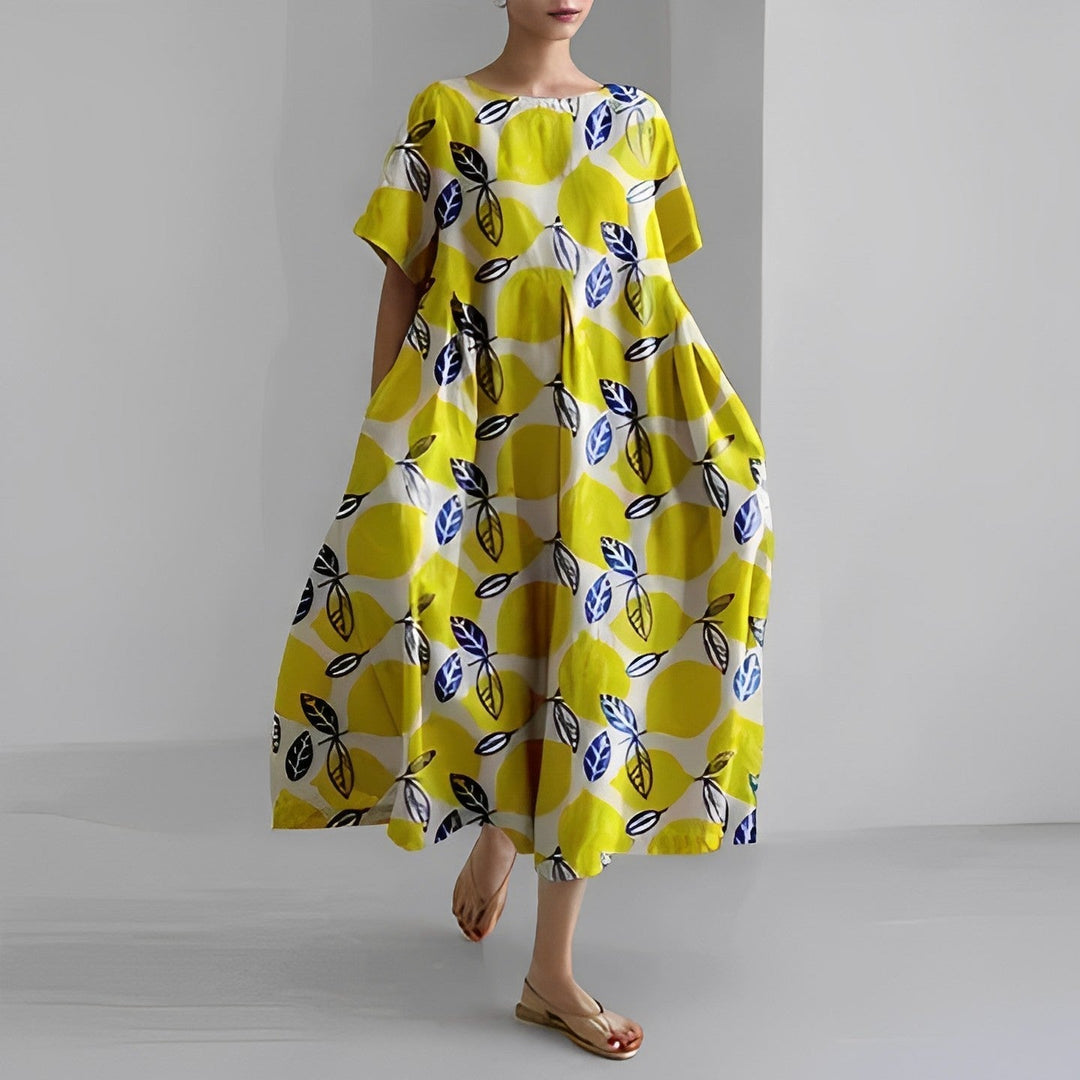 Daisy - Robe Maxi Ample à Grande Évasion Rétro