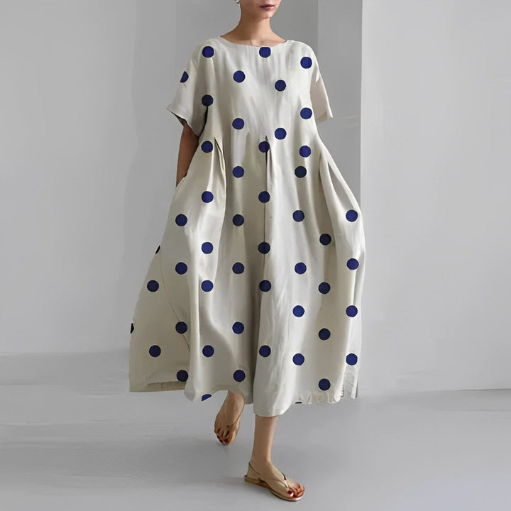 Daisy - Robe Maxi Ample à Grande Évasion Rétro