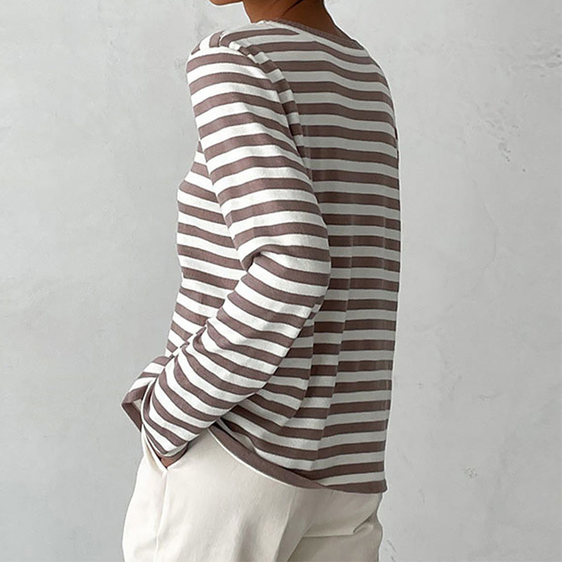 Grace™ - Élégante Chemise Rayée