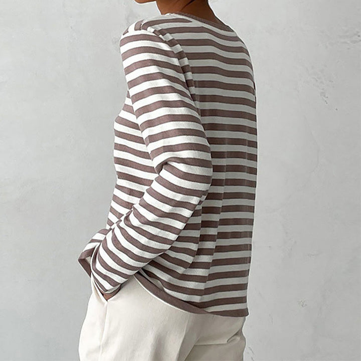 Grace™ - Élégante Chemise Rayée