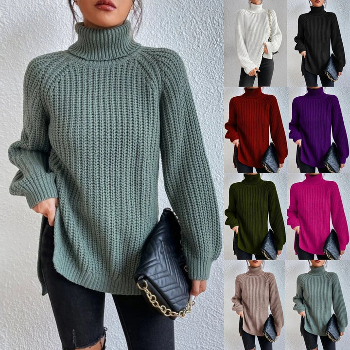 Mia™ - Confortable Pull Col Roulé Long