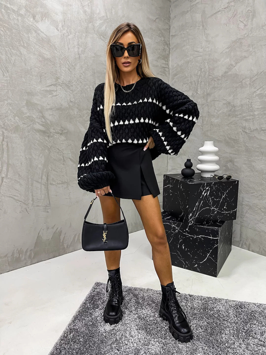 Amelia™ - Élégant Pull à Pois
