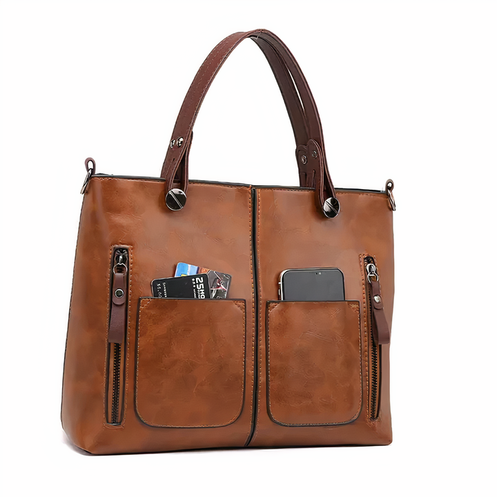 Winslet - Sac à bandoulière en cuir PU rétro emblématique