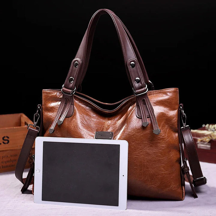 Aralyn - Sac fourre-tout en cuir souple raffiné