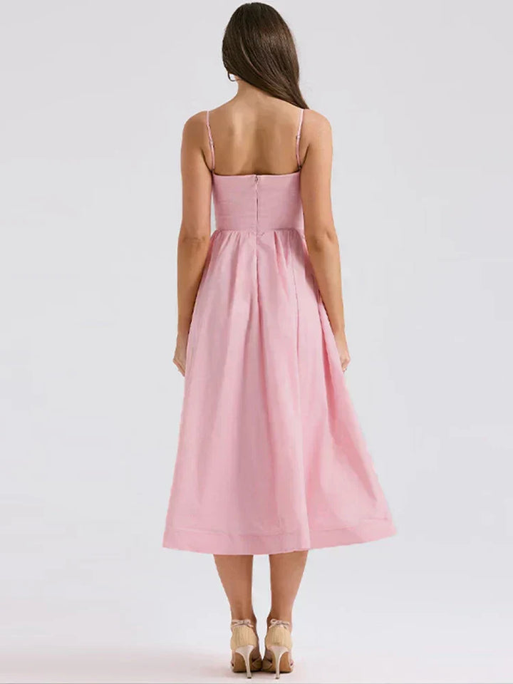 Delaney - Robe évasée ajustée à la taille