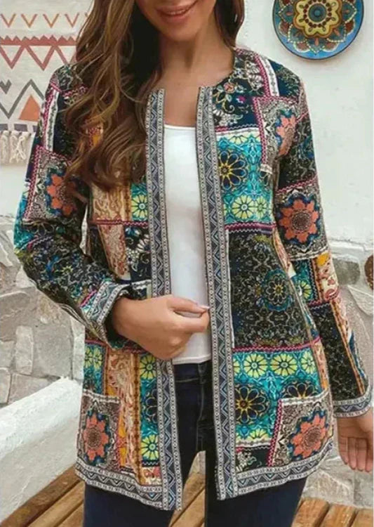Mailyn | Veste en Patchwork Bohémien