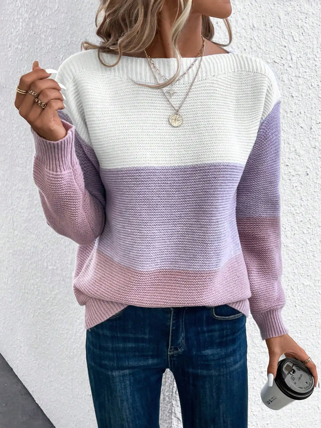 Daphne – Pull en maille dégradée