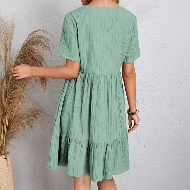 Hadley - Robe Mini à Volants Boho Chic