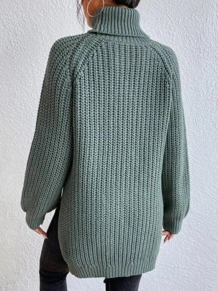 Mia™ - Confortable Pull Col Roulé Long