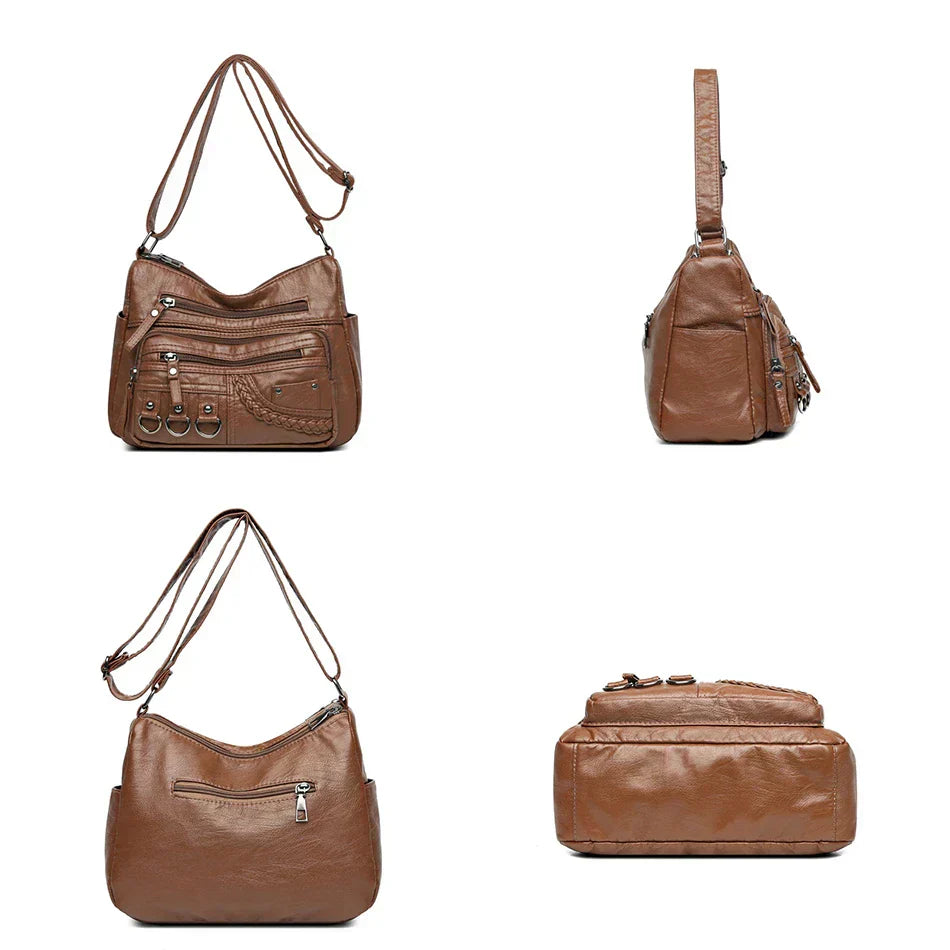 Lilith - Sac bandoulière multi-couches intemporel