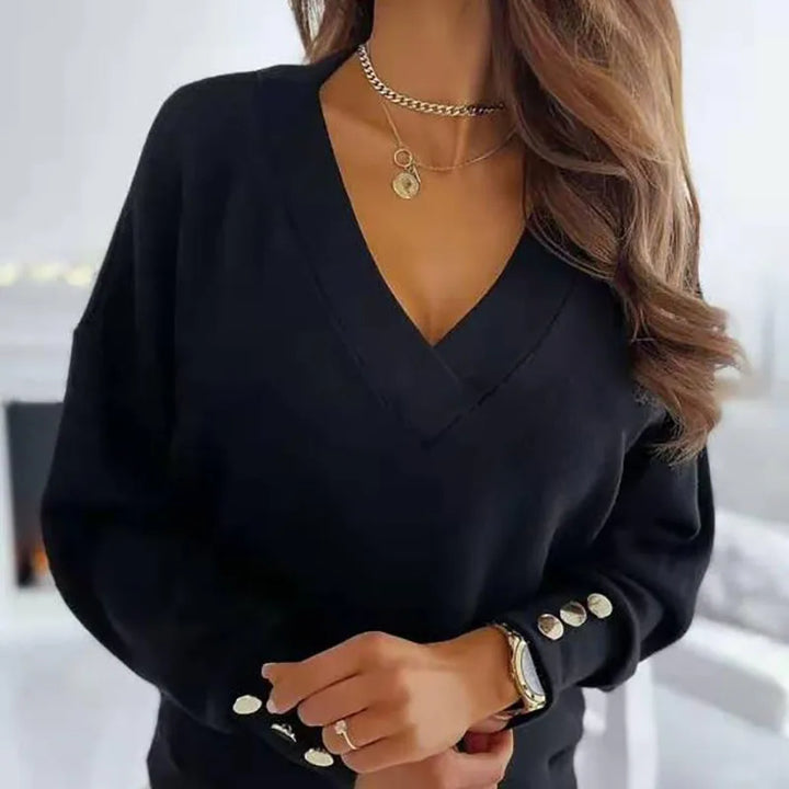 Amelia™ - Élégant Pull V-Neck