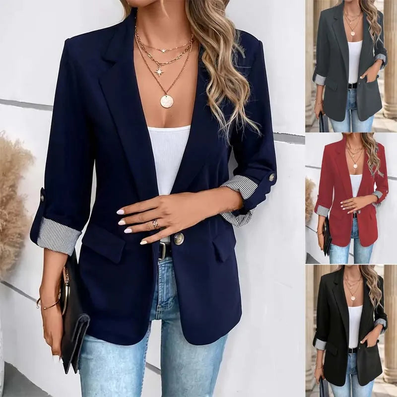 Selena | Blazer long élégant