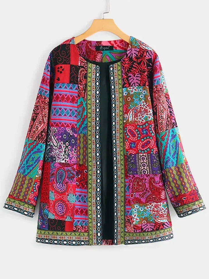 Mailyn | Veste en Patchwork Bohémien