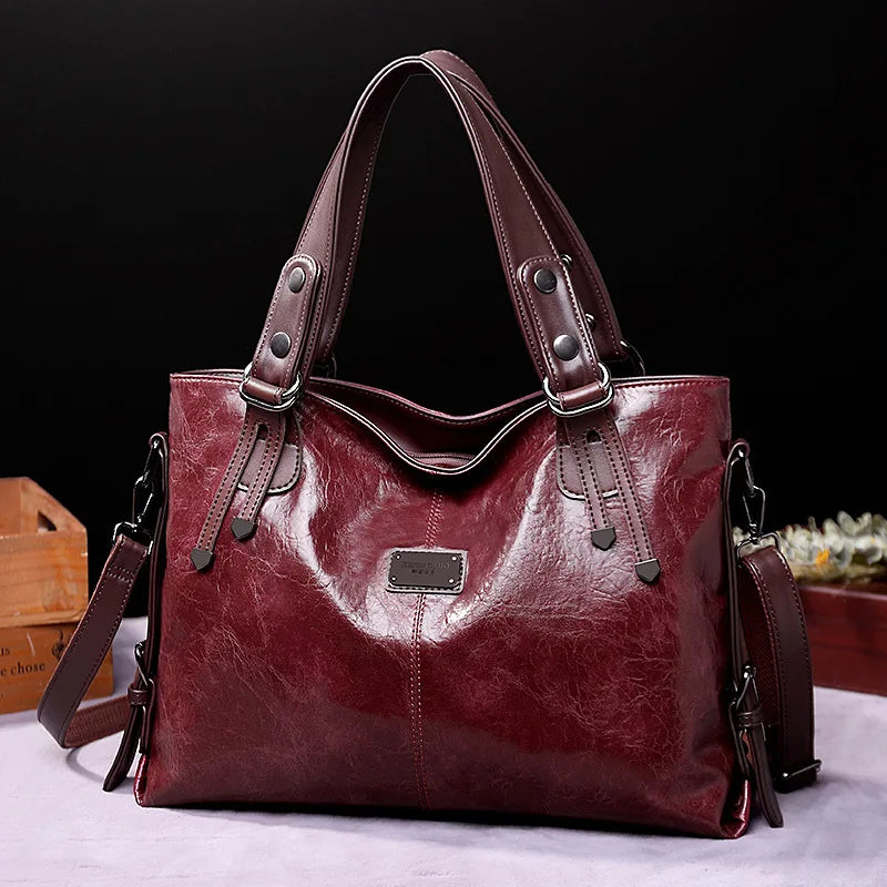 Aralyn - Sac fourre-tout en cuir souple raffiné
