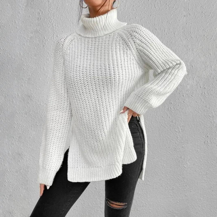 Mia™ - Confortable Pull Col Roulé Long