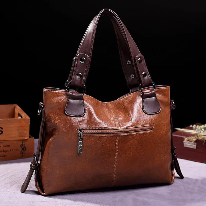 Aralyn - Sac fourre-tout en cuir souple raffiné