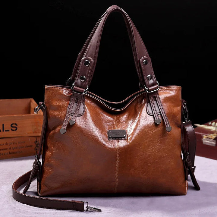 Aralyn - Sac fourre-tout en cuir souple raffiné