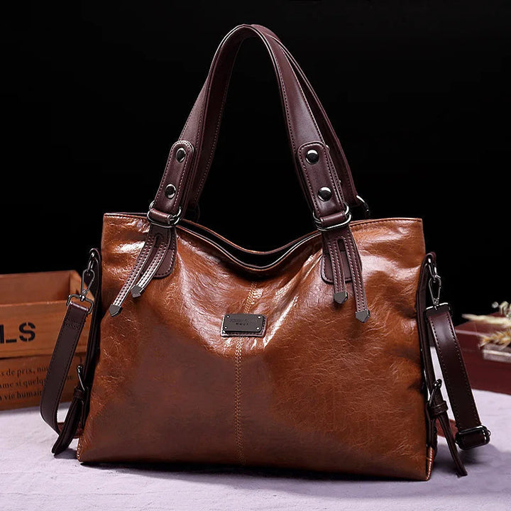 Aralyn - Sac fourre-tout en cuir souple raffiné