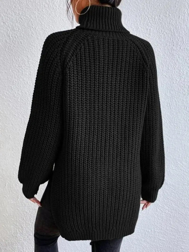 Mia™ - Confortable Pull Col Roulé Long