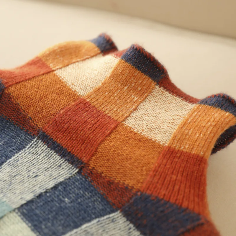 Olivia™ - Doux col roulé en patchwork