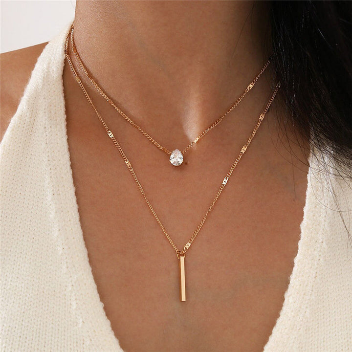 Ensemble de Collier Vintage avec Pendentif en Or