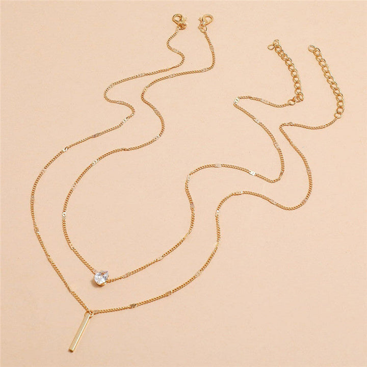 Ensemble de Collier Vintage avec Pendentif en Or