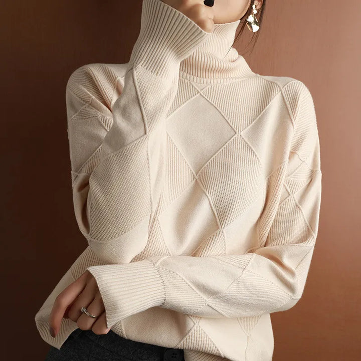 Zoe™ - Pull Col Roulé Doux et Confortable" can be rewritten as:

"Zoe™ - Doux et Confortable Pull à Col Roulé