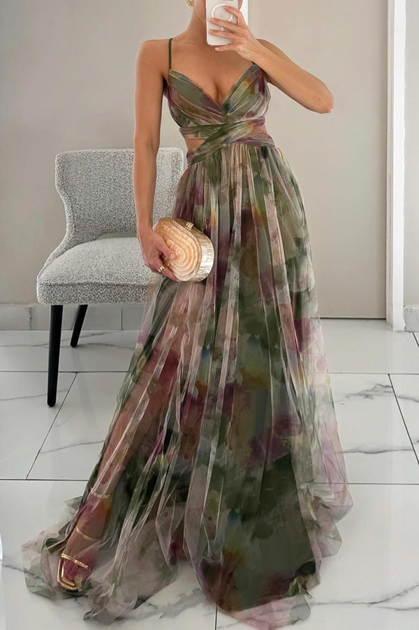 Esme – Robe imprimée fluide