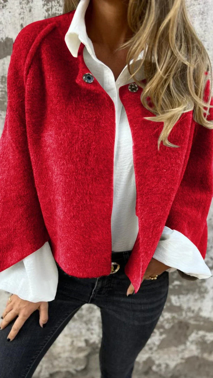 Amelia | Manteau intemporel à col rond