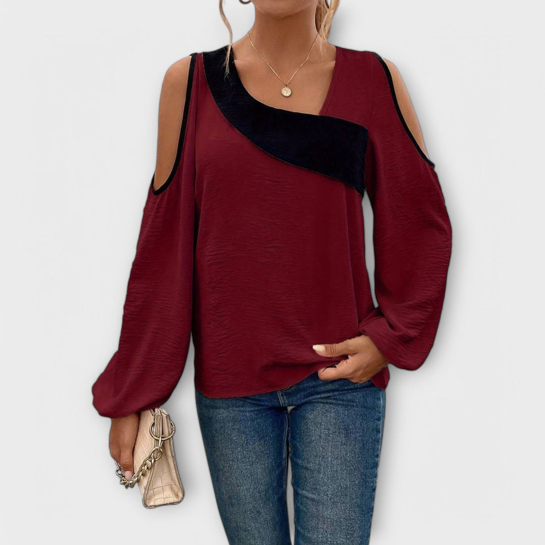 Blouse avec Décolleté Carré