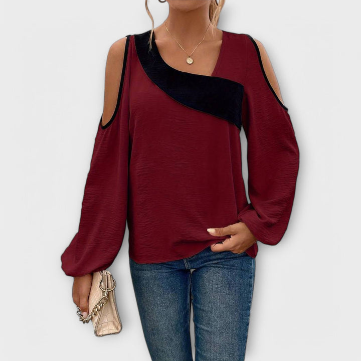 Blouse avec Décolleté Carré