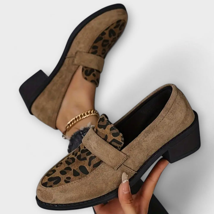 Chaussures Élégantes pour Femmes avec Imprimé Léopard