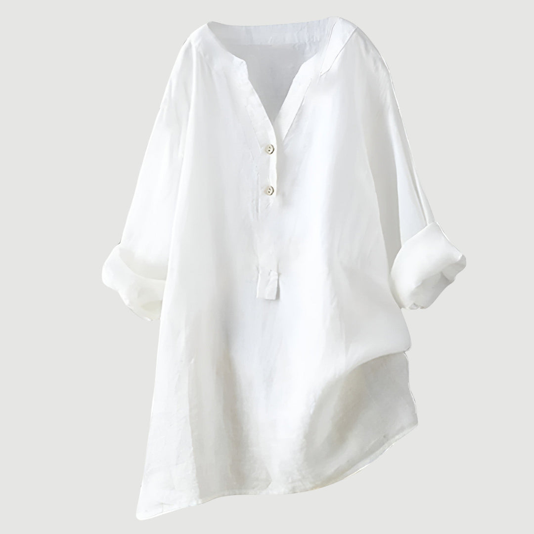 Freja™ – Chemise Aérée et Confortable avec Boutons
