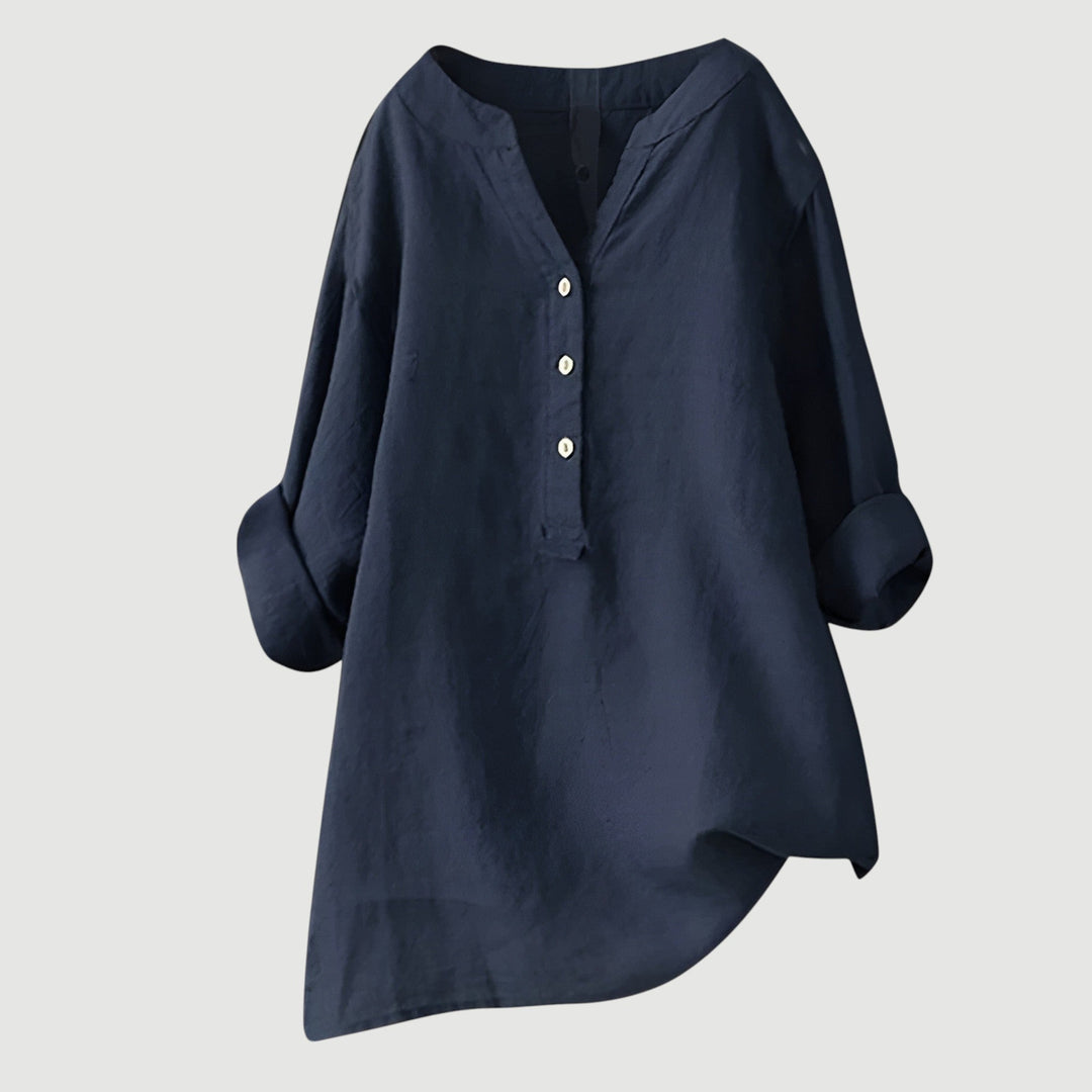 Freja™ – Chemise Aérée et Confortable avec Boutons