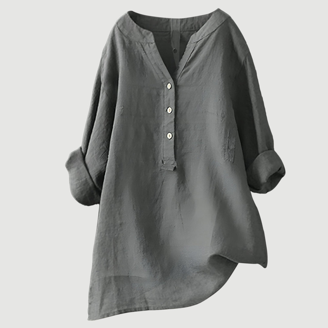 Freja™ – Chemise Aérée et Confortable avec Boutons