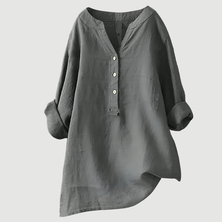 Freja™ – Chemise Aérée et Confortable avec Boutons