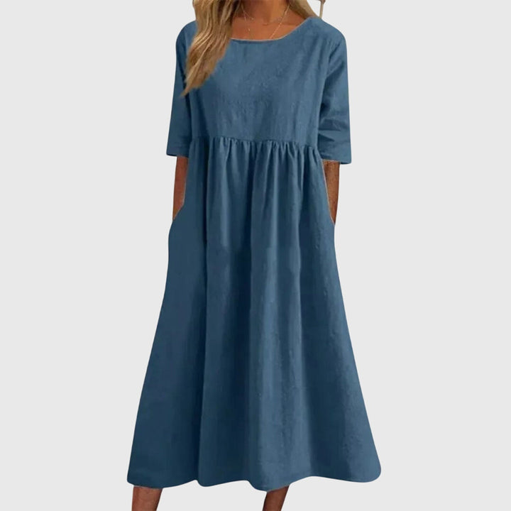 Haisley™ | Robe Élégante à Manches Courtes