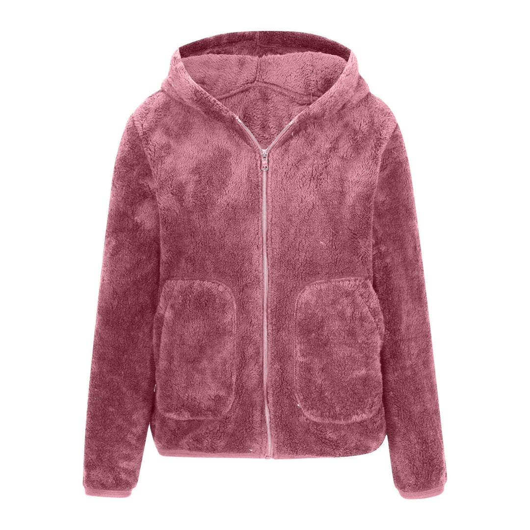 Avery™ - Sweat-shirt en polaire ultra doux couleur corail