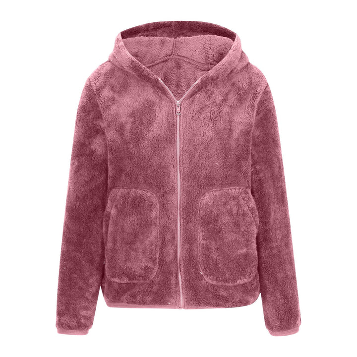 Avery™ - Sweat-shirt en polaire ultra doux couleur corail