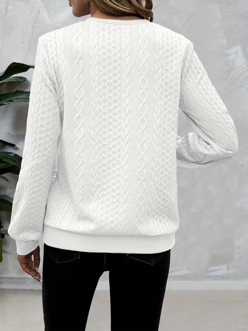 Zoe™ - Sweat à fermeture éclair chic alliant confort et style