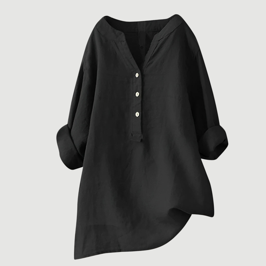 Freja™ – Chemise Aérée et Confortable avec Boutons