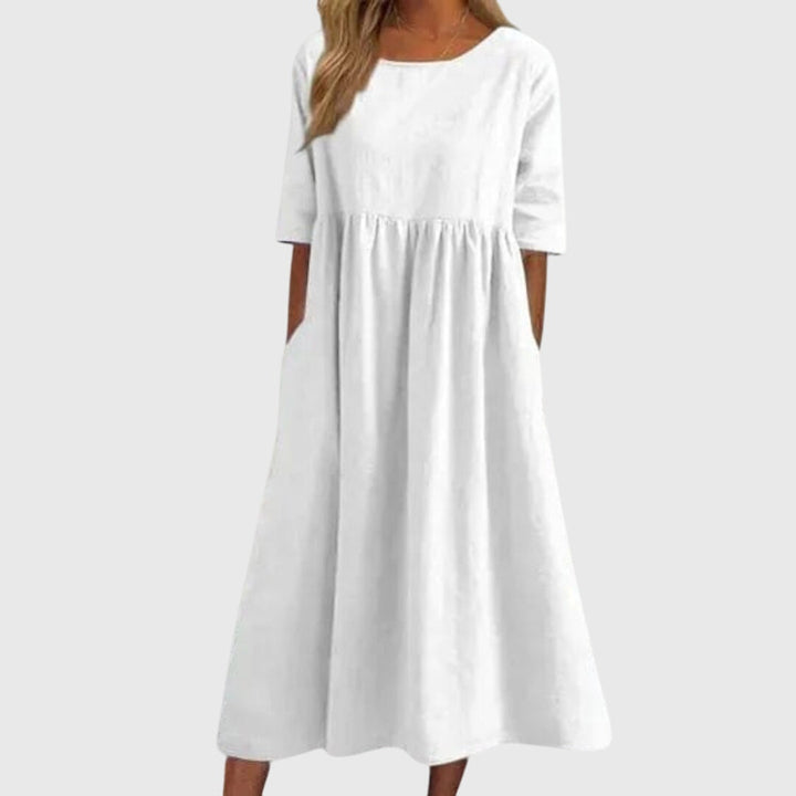 Haisley™ | Robe Élégante à Manches Courtes