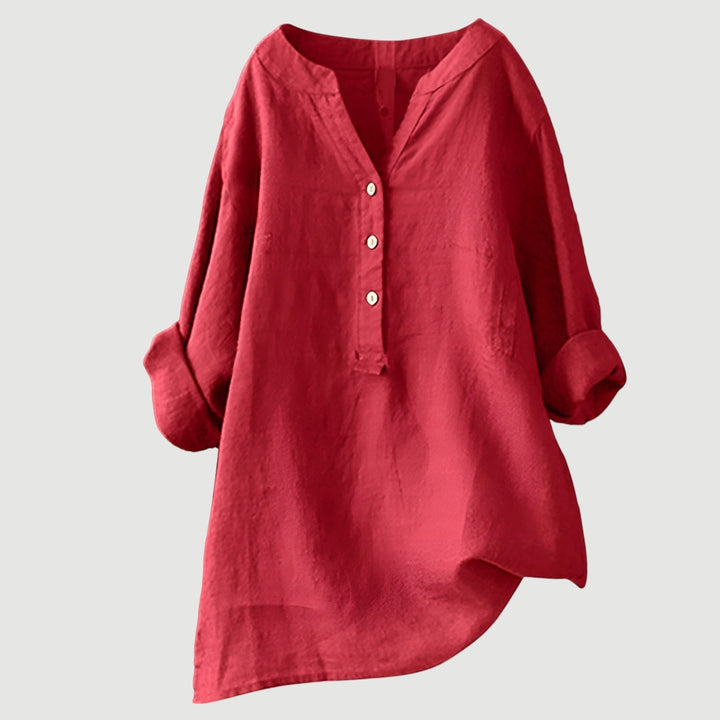Freja™ – Chemise Aérée et Confortable avec Boutons